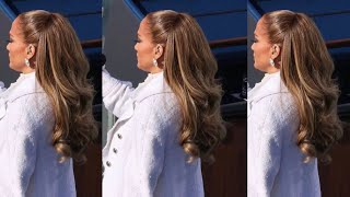 Jlo Inauguration Hairstyle | How To Jlo Hair | Maria Licari