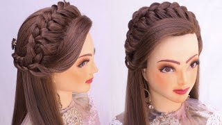 Simple Open Hairstyle For Wedding L Braids Hairstyles L Wedding Hairstyles L Summer Hairstyles 2022