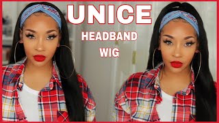Super Easy & Beginner Friendly Straight Texture Headband Wig| Ft. Unice