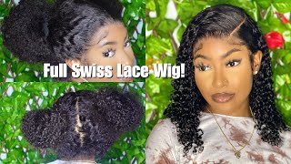 This Is Super Realistic! Full Swiss Lace Wig Install Ft. Afsisterwig| Petite-Sue Divinitii