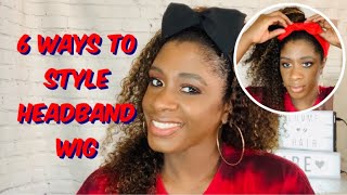 6 Ways To Style Your Headband Wig | Ft. #Luvme Hair