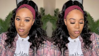 A Must Have!!! Super Affordable & Natural I Everyday Kinky Straight Headband Wig I Myqualityhair