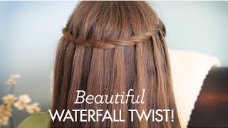 Beautiful Waterfall Twist | Cute Girls Hairstyles