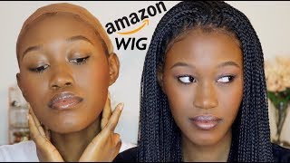 Bomb Amazon Braid Wig | Attempting The Bald Cap Method