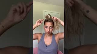 Can'T Do The Tiktok Messy Bun? Try This! #Shorts