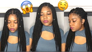Issa Wig Sis! Most Realistic Knotless Box Braid Wig From Amazon! 30 Inches Of Slay! Beauart Wig!