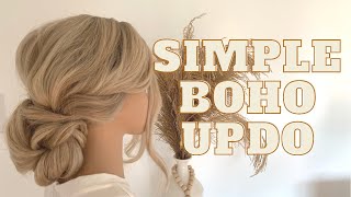 Simple Boho Updo/ Bridal Hair Styles