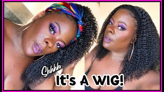 5 Easy Go To Styles For Any Curly Wig|| Headband Wig Ft Hergivenhair