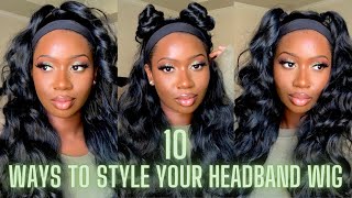 10 Ways To Style Your Headband Wig | Tan Dotson