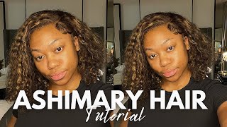Ashimary Hair Tutorial + How To Easy On The Go Curls | Chelsiejayy