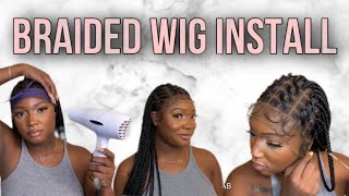 Braided Wig Install | Fecihor Hair