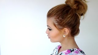 How To Big Messy Bun For Short Hair