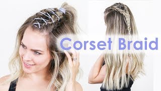 How To Corset Braid For Long & Short Hair! - Kayleymelissa