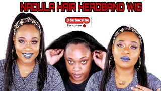 Nadula Hair Install||Kinky Straight Headband Wig