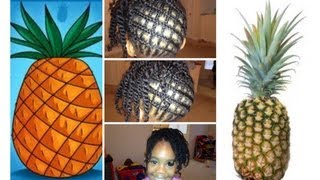  Tnc - 03  How To Braid Hair - Criss Cross Tutorial (Pineapple)