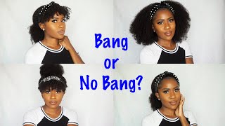 New!! Bang Or No Bang Headband Wig?! One Wig Two Styles | Is It Worth It?!Curlscurls