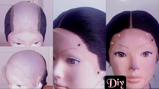 How To Prep Closure / Frontal Wig Cap | For Wig Making | Beginners Friendly