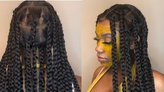 How To Do Knotless Braided Wig