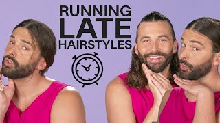 3 Quick & Easy Hairstyles For When You'Re Running Late | Hair Tutorials