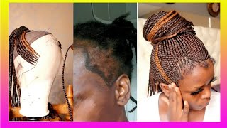 How To Make A Braided Wig Like A Pro.{New Style}No Closure!!