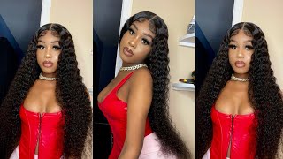 30 Inch Curly Hair   5X5 Closure Wig Install  Ft Curlyme Hair