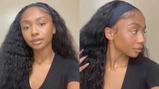 The Best Headband Wig I Ever Tried | Beginner Friendly Protective Style| Ft. Unicehair