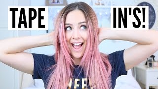 Tape In Hair Extensions! My Experience + What To Expect!