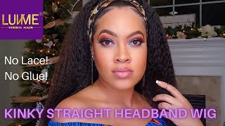 Kinky Straight Headband Wig | It'S The Texture & Ease For Me |  Human Hair Headband Wig | Luvme