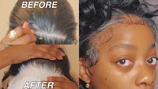 How To Pluck *Synthetic* Lace Front Wigs Sensationnel Cloud 9 Lace Front