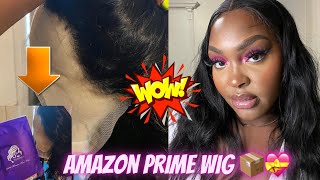 Unboxing & Plucking Amazon Prime Lace Wig (13*4) Caokia Wig