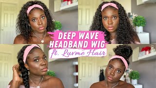 Luvme Hair Deep Wave Headband Wig | Install & Style In Minutes!