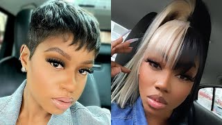 Gorgeous Hair Color & Short Hairstyles For Black Women