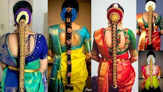 New South Indian Bridal Hairstyles */#Bridalhairstyle/#Mogginajade/#Floralhairstyle