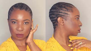 How To Finger Waves On Short Hair | South African Youtuber