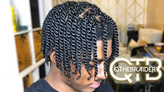 Qthebraider| How To: Double Strand Twist (Male Edition)