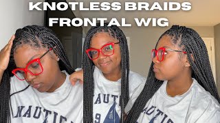 Most Realistic Synthetic Knotless Braids Wig  | Wequeen Hair