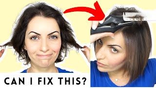 I Tried A Keratin Smoothing Treatment On My Short, Fine, Brittle Hair | Growing Out A Pixie