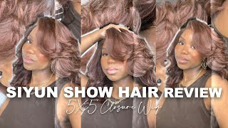 Siyun Show Hair Review | 5X5 Closure Wig