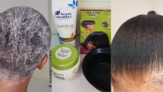 Relaxer Day : How I Relax My Short Hair With Olive Relaxer At Home!