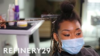 I Got 54 Inches Of Two-Toned Box Braids | Hair Me Out | Refinery29