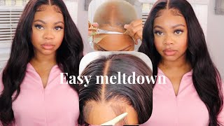 Buss Down Middle Part In 20 Mins ! Easy Peasy Closure Wig| Ft Luvmehair