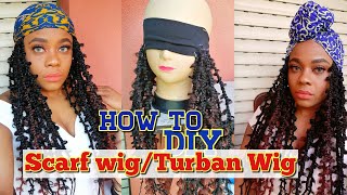 New On The Go Wigs!!Diy Scarf - Turban Wig | Halo Headband Wig