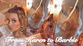 Diy Long Tape In Hair Extensions Goo Goo Hair *From Karen To Barbie