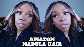 Beginner Friendly Highlighted Closure Wig| Amazon Nadula Hair Company First Impressions |