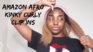 Amazon Afro Kinky Curly Clip Ins From Caliee | Epic Fail | Alexis Michala