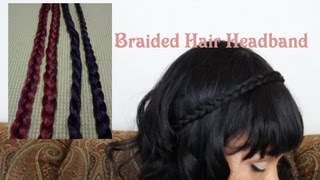 Diy Braided Hair Headband Or Hairpiece