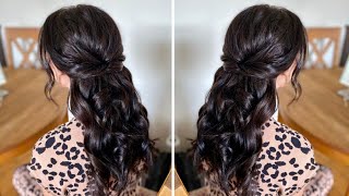 Live With Pam - Relaxed Beautiful Half-Up Half-Down Hairstyle!