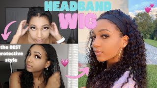 The Best Protective Style? | Headband Wig