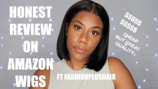 Honest Review On Cheap Amazon Wigs. Good Quality Ft: Fashionplus Hair
