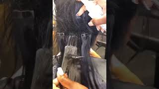 How To Removal And Reinstall Tape In Human Hair Extensions #Tapeinhairextensions #Removetapein